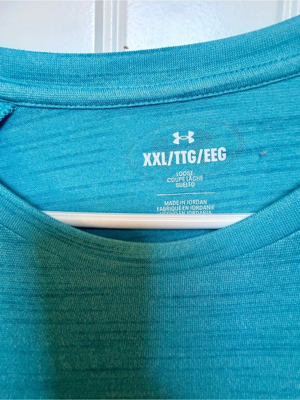 Under Armour Aqua Heather Performance Tee - Picture 3 of 3
